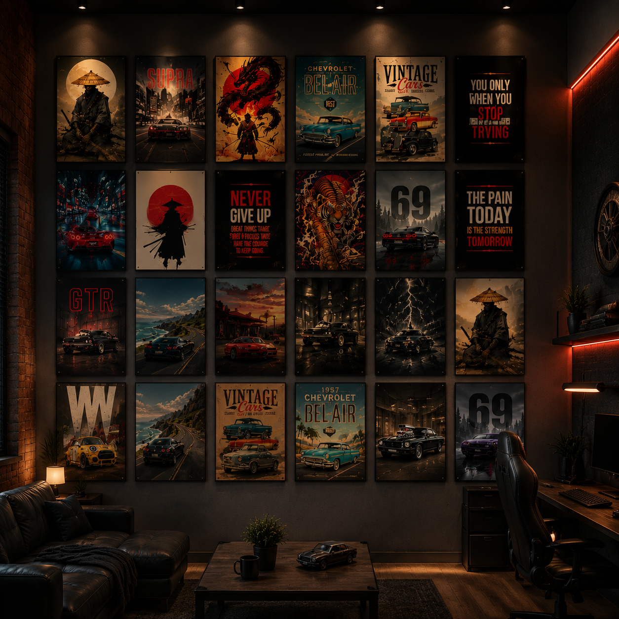 Mix Poster Bundle – Pack of 13 Wall Posters | Just ₹499